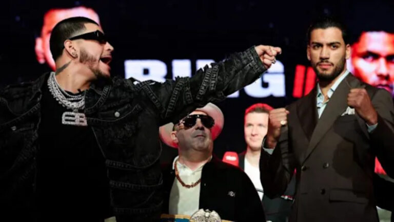 Hamzah Sheeraz Tumbangkan Edgar Berlanga TKO di Ronde 5