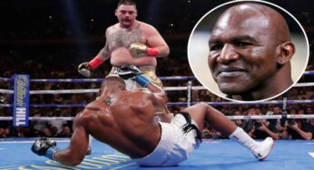Momen Evander Holyfield Dipermalukan Andy Ruiz Jr di Atas Ring: “Saya Dihajar Bocah”