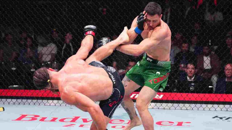 Rafael Fiziev Bangkit Spektakuler! Knockout Memukau Manuel Torres di UFC Baku Bikin Publik Terpana