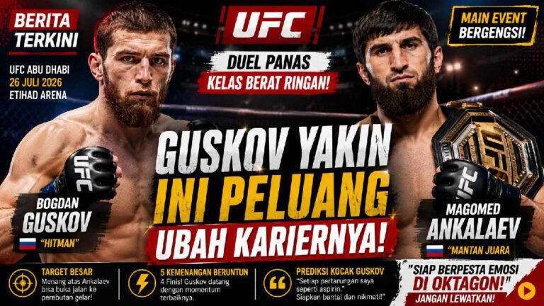 Bogdan Guskov Yakin Duel Melawan Magomed Ankalaev di UFC Abu Dhabi Bisa Mengubah Kariernya