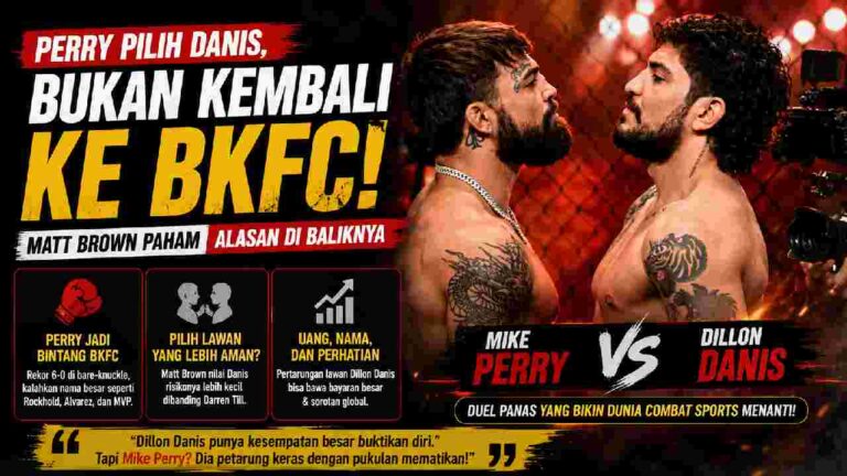 Mike Perry Pilih Dillon Danis, Matt Brown Memahami Alasan di Baliknya