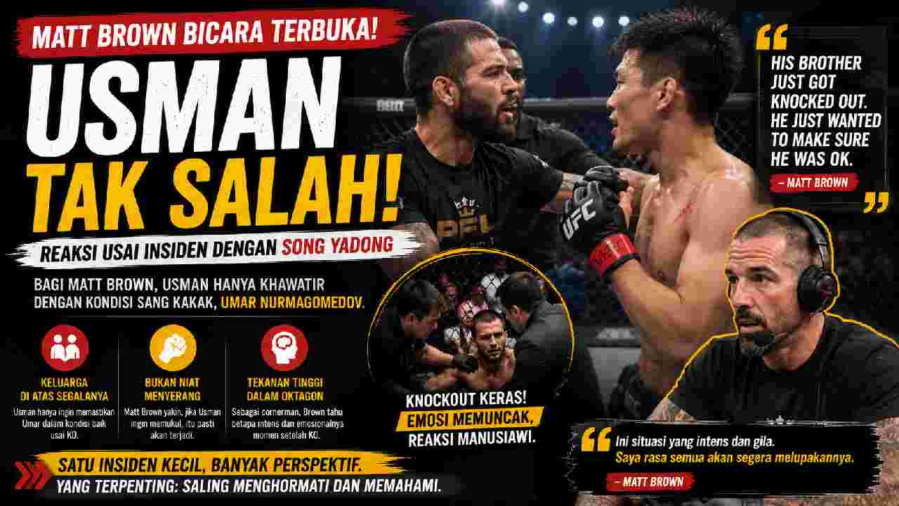 Matt Brown Bela Usman Nurmagomedov Usai Insiden dengan Song Yadong