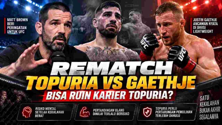 Matt Brown Ingatkan UFC, Rematch Topuria vs Gaethje Bisa Jadi Pertaruhan Besar