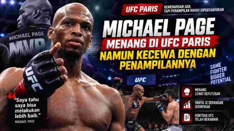 Michael Page Menang di UFC Paris, tetapi Kecewa dengan Penampilannya