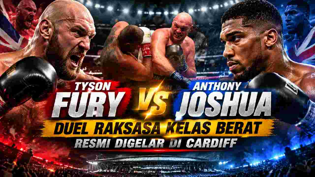 Tyson Fury vs Anthony Joshua Resmi Digelar, Duel Kelas Berat Siap Mengguncang Cardiff