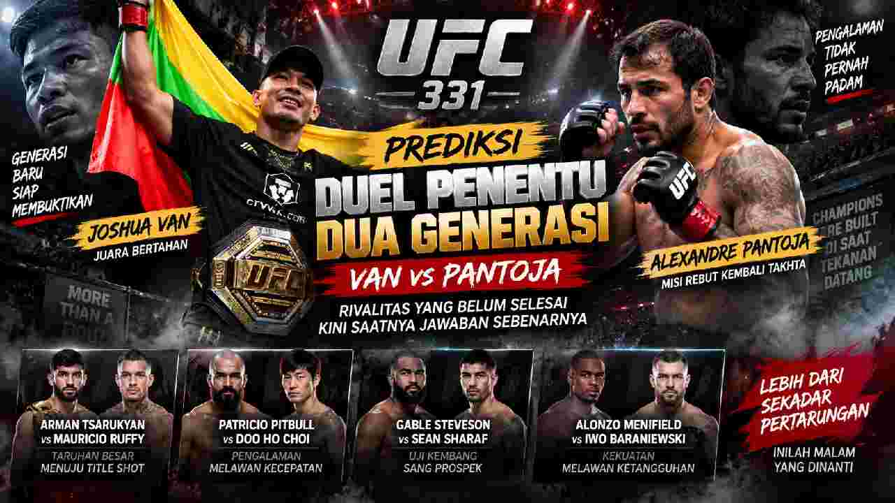 UFC 331 Predictions: Joshua Van dan Alexandre Pantoja Siap Tuntaskan Rivalitas