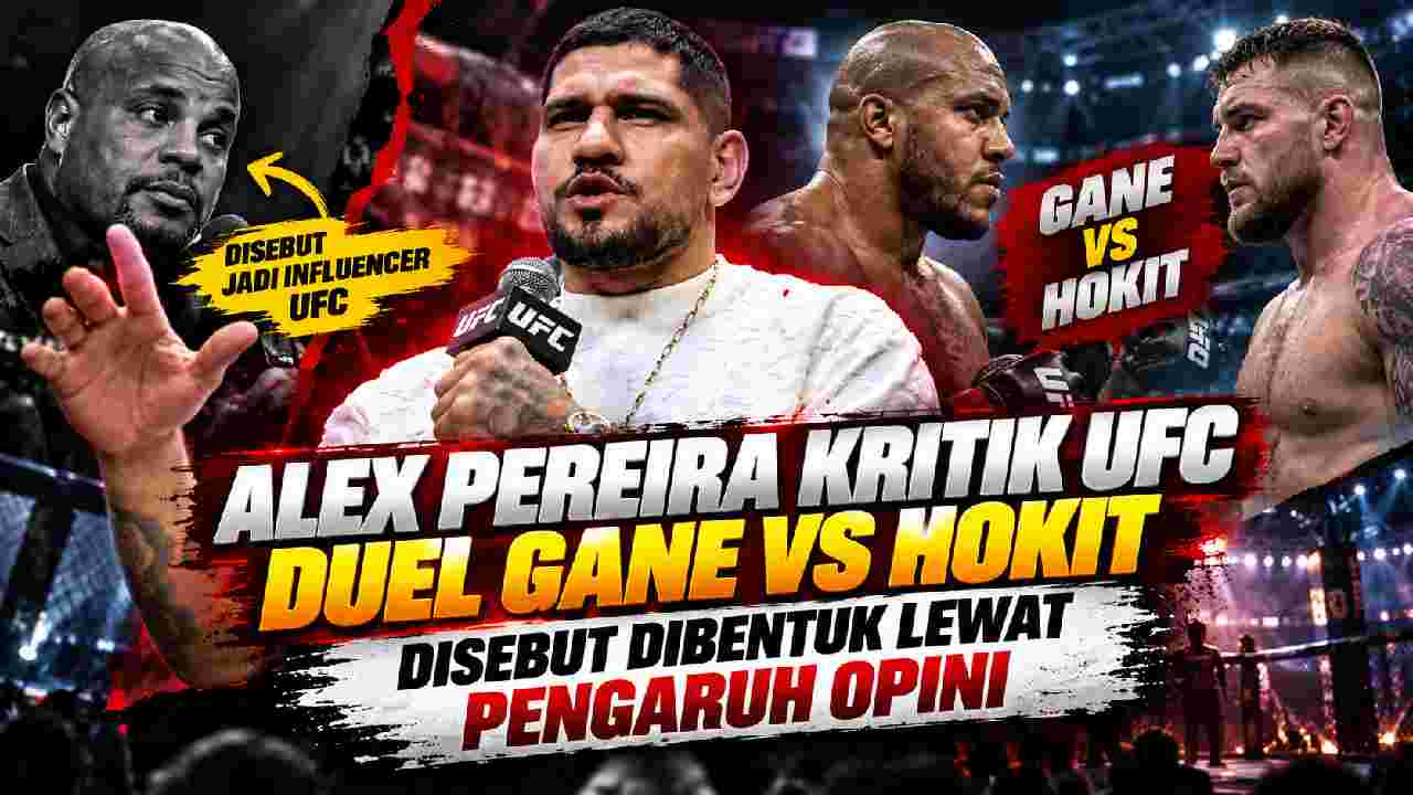 Alex Pereira Tuduh Duel Gane vs Hokit Dibentuk Lewat Pengaruh Opini UFC
