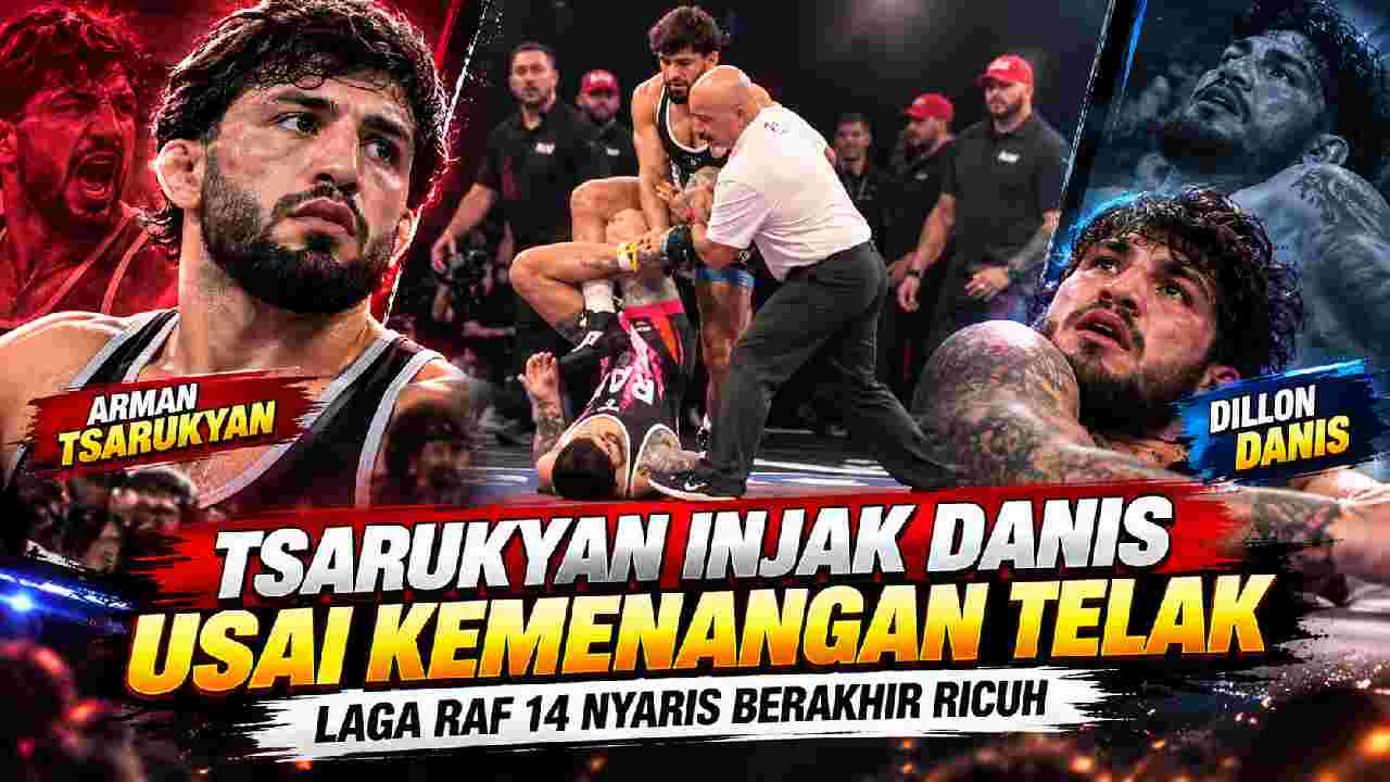 Arman Tsarukyan Dominasi Dillon Danis, Aksi Seusai Laga Nyaris Picu Keributan