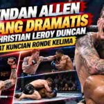 Brendan Allen Bungkam Christian Leroy Duncan Lewat Kuncian Dramatis