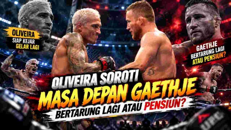 Charles Oliveira Soroti Masa Depan Gaethje: Bertarung Lagi atau Pensiun?
