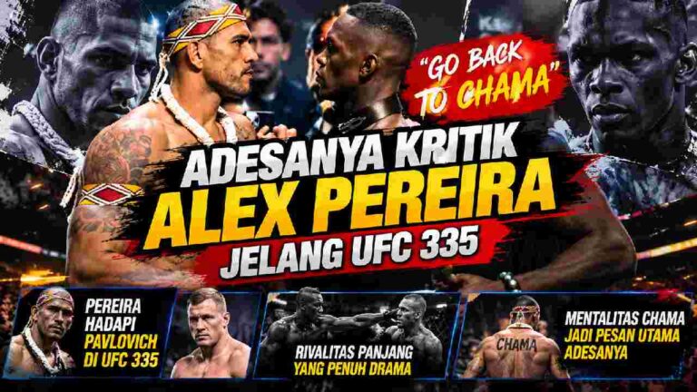 Israel Adesanya Kritik Alex Pereira Jelang UFC 335: Kembali Saja ke Chama