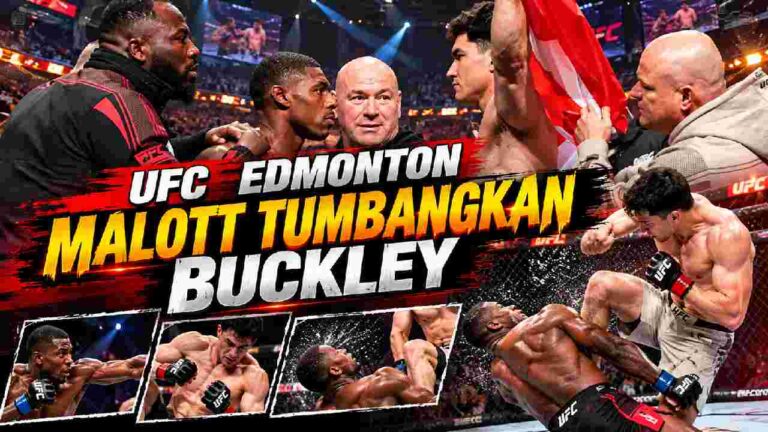 Mike Malott Tumbangkan Joaquin Buckley, UFC Edmonton Bergemuruh