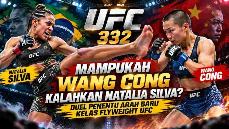 Natalia Silva vs Wang Cong di UFC 332, Duel untuk Sabuk Kelas Terbang