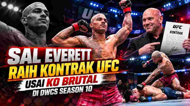 Sal Everett Raih Kontrak UFC lewat KO Brutal di DWCS Season 10