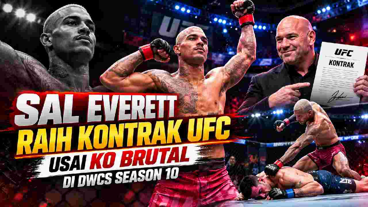 Sal Everett Raih Kontrak UFC lewat KO Brutal di DWCS Season 10