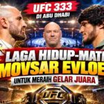 UFC 333 Jadi Laga Hidup-Mati Movsar Evloev Mengejar Gelar Juara
